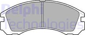 Delphi LP871-18B1 - Set placute frana,frana disc aaoparts.ro