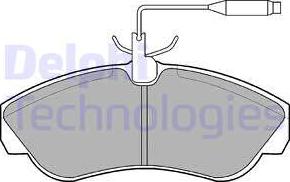 Delphi LP878 - Set placute frana,frana disc aaoparts.ro