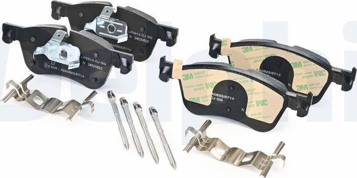 Delphi LP3914 - Set placute frana,frana disc aaoparts.ro