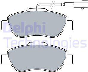 Delphi LP3412 - Set placute frana,frana disc aaoparts.ro