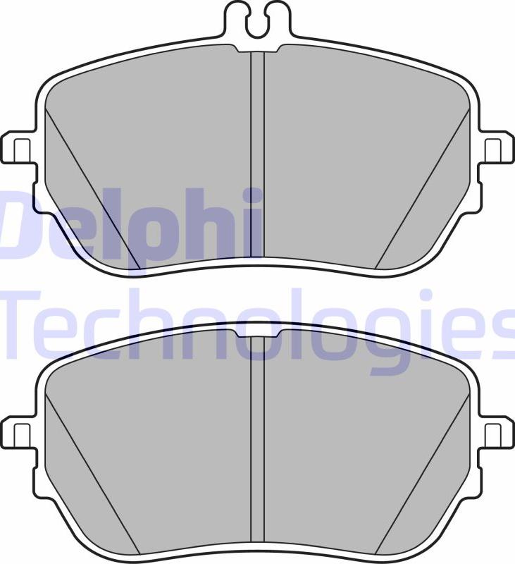 Delphi LP3485 - Set placute frana,frana disc aaoparts.ro