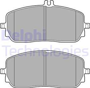 Delphi LP3437 - Set placute frana,frana disc aaoparts.ro