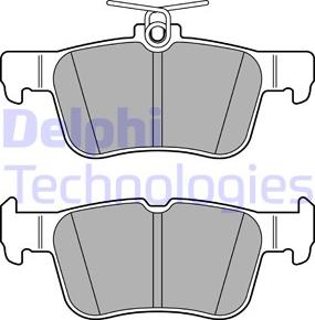 Delphi LP3590 - Set placute frana,frana disc aaoparts.ro