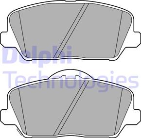 Delphi LP3591 - Set placute frana,frana disc aaoparts.ro
