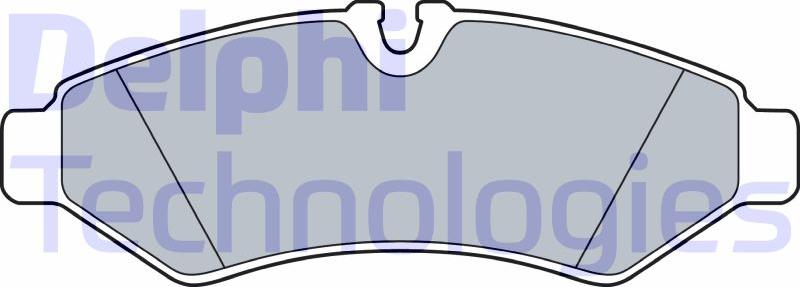 Delphi LP3549 - Set placute frana,frana disc aaoparts.ro