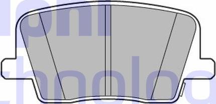 Delphi LP3581 - Set placute frana,frana disc aaoparts.ro