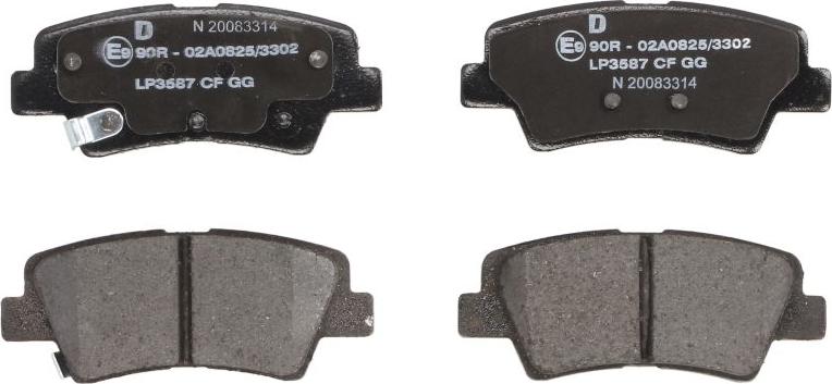 Delphi LP3587 - Set placute frana,frana disc aaoparts.ro