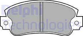 Delphi LP353 - Set placute frana,frana disc aaoparts.ro