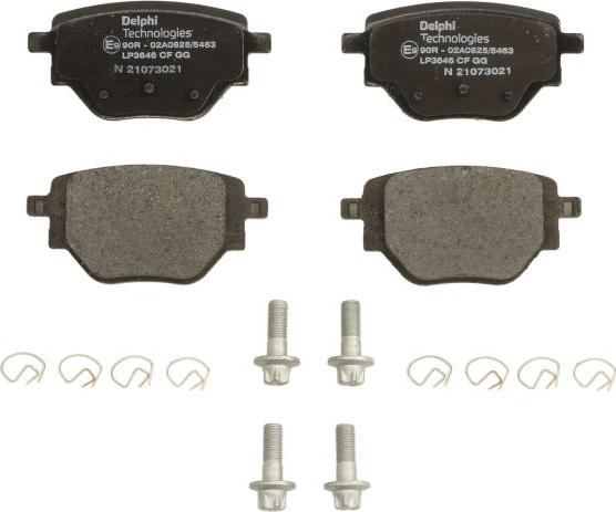 Delphi LP3646 - Set placute frana,frana disc aaoparts.ro
