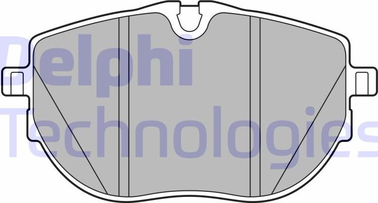 Delphi LP3651 - Set placute frana,frana disc aaoparts.ro