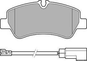 Delphi LP3619 - Set placute frana,frana disc aaoparts.ro