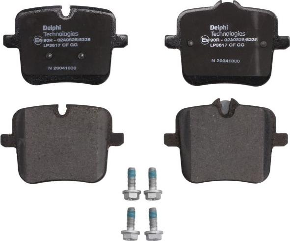 Delphi LP3617 - Set placute frana,frana disc aaoparts.ro