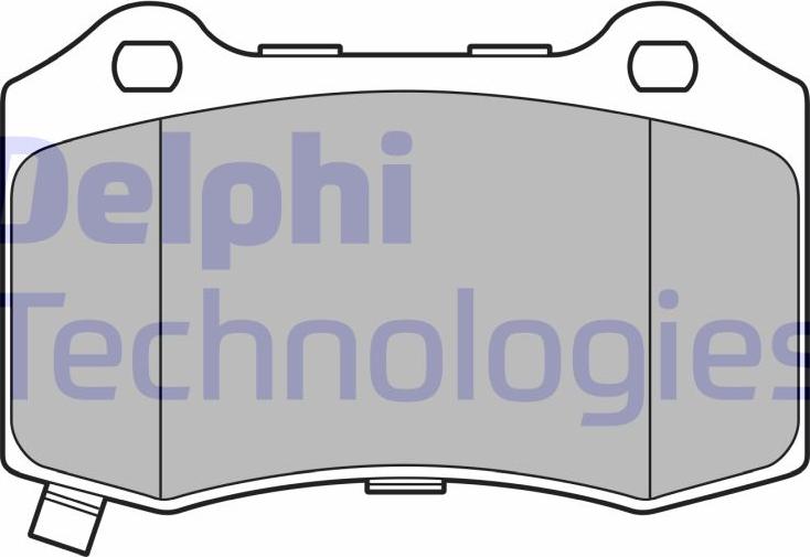 Delphi LP3676 - Set placute frana,frana disc aaoparts.ro