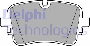 Delphi LP3671 - Set placute frana,frana disc aaoparts.ro