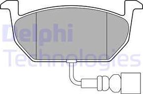 Delphi LP3146 - Set placute frana,frana disc aaoparts.ro