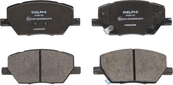 Delphi LP3184 - Set placute frana,frana disc aaoparts.ro