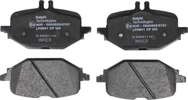 Delphi LP3841 - Set placute frana,frana disc aaoparts.ro