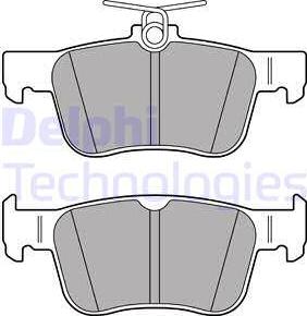 Delphi LP3391 - Set placute frana,frana disc aaoparts.ro