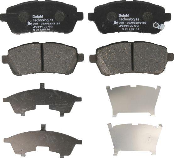 Delphi LP3364 - Set placute frana,frana disc aaoparts.ro
