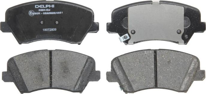 Delphi LP3361 - Set placute frana,frana disc aaoparts.ro