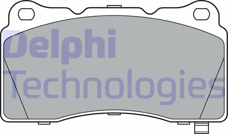 Delphi LP3362 - Set placute frana,frana disc aaoparts.ro