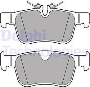 Delphi LP3312 - Set placute frana,frana disc aaoparts.ro