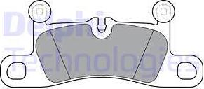 Delphi LP3298 - Set placute frana,frana disc aaoparts.ro