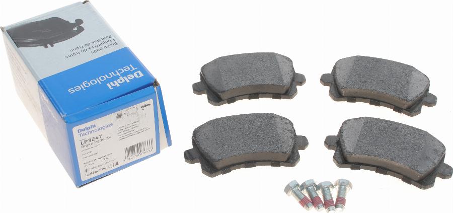 Delphi LP3247 - Set placute frana,frana disc aaoparts.ro