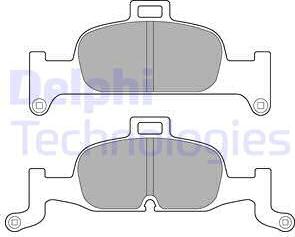 Delphi LP3239 - Set placute frana,frana disc aaoparts.ro