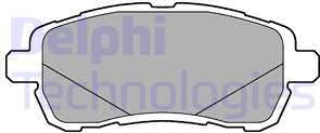 Delphi LP3279 - Set placute frana,frana disc aaoparts.ro