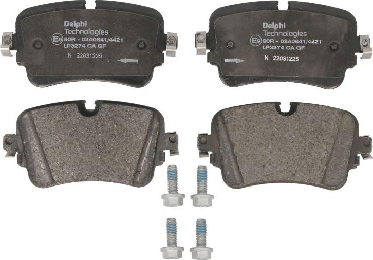 Delphi LP3274 - Set placute frana,frana disc aaoparts.ro
