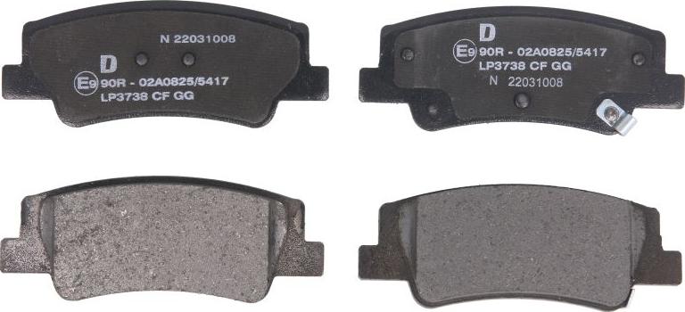 Delphi LP3738 - Set placute frana,frana disc aaoparts.ro