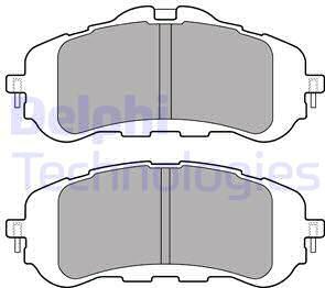 Delphi LP2506 - Set placute frana,frana disc aaoparts.ro