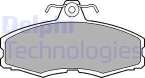 Delphi LP250 - Set placute frana,frana disc aaoparts.ro