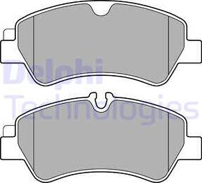 Delphi LP2662 - Set placute frana,frana disc aaoparts.ro