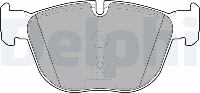 Delphi LP2090-17B1 - Set placute frana,frana disc aaoparts.ro