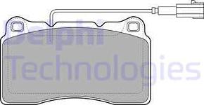 Delphi LP2045 - Set placute frana,frana disc aaoparts.ro