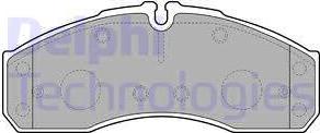 Delphi LP2042 - Set placute frana,frana disc aaoparts.ro