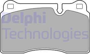 Delphi LP2009-18B1 - Set placute frana,frana disc aaoparts.ro