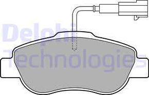 Delphi LP2014 - Set placute frana,frana disc aaoparts.ro