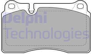 Delphi LP2012 - Set placute frana,frana disc aaoparts.ro