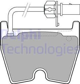 Delphi LP2089 - Set placute frana,frana disc aaoparts.ro