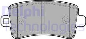 Delphi LP2084 - Set placute frana,frana disc aaoparts.ro