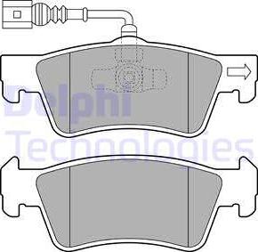 Delphi LP2086 - Set placute frana,frana disc aaoparts.ro