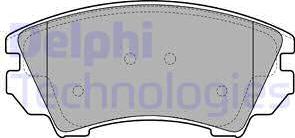 Delphi LP2081 - Set placute frana,frana disc aaoparts.ro