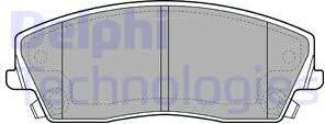Delphi LP2034-18B1 - Set placute frana,frana disc aaoparts.ro