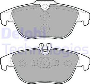 Delphi LP2029 - Set placute frana,frana disc aaoparts.ro