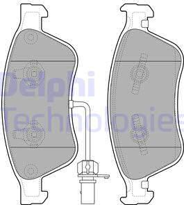 Delphi LP2072 - Set placute frana,frana disc aaoparts.ro