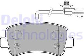 Delphi LP2191 - Set placute frana,frana disc aaoparts.ro