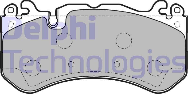 Delphi LP2149 - Set placute frana,frana disc aaoparts.ro